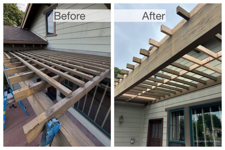 Custom deck and pergola build by ProHands in Los Angeles, Glendale and Burbank