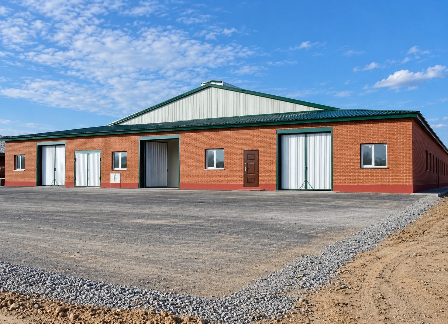 Red brick agricultural warehouse complex — ProHands Russia Portfolio 2013–2022