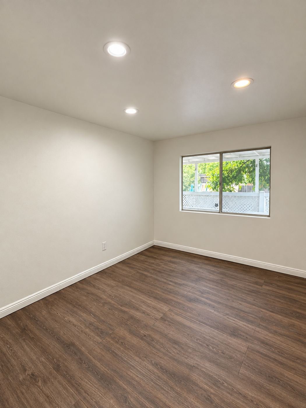 Finished bedroom after water-damage mold remediation and full repaint — Van Nuys LA — ProHands